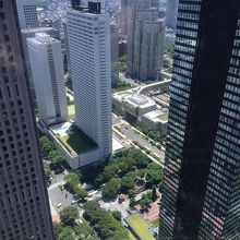 カウンター席から眺めた景色