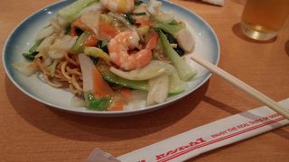 ランチに海鮮あげそば