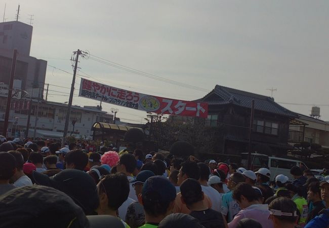 小豆島のフルマラソンです。