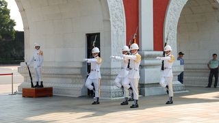 衛兵の交代シーンが見事
