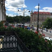 バルコニーからの風景。