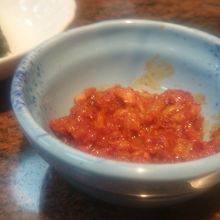 チャンジャ  お気に入りです