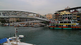 悠遊カードが使え5分おきぐらいにでる便利な旗津フェリー