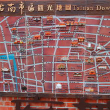 案内書近くにあった地図