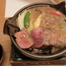 朴葉味噌ステーキ膳