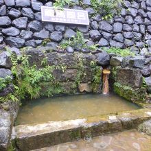 龍馬が入ったとされる湯船