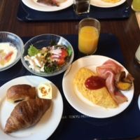 朝食です。和食もあります。