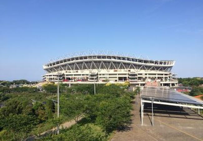 サッカー観戦に便利