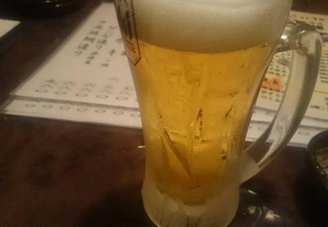 海鮮系居酒屋。生ビール100円キャンペーン