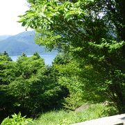 金太郎岩展望台から芦ノ湖が！