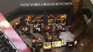 テラス席は開放感があります