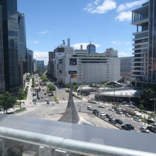 スカイデッキからの風景