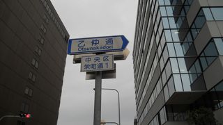 小さなショップが並んでいます