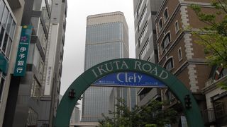 生田神社へ通じる道です