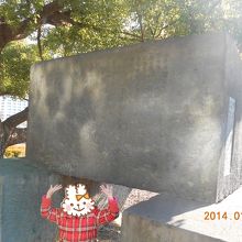 とても大きな碑です。