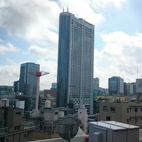 部屋から見えた東京ドームホテル