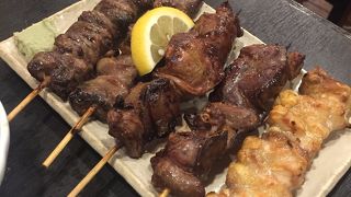 大きな焼き鳥！