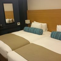 ツインのシングルユースで広々