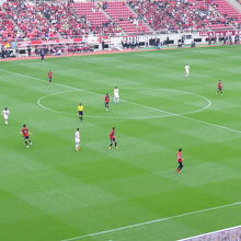 試合が始まりました。