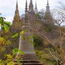 ウドン山の元国王のお墓なんです。