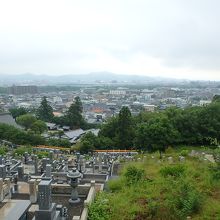 山頂付近からの眺望