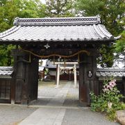 松本城近くの神社