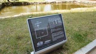 朝鮮時代の建物の跡です