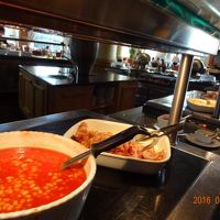 朝食はビュッフェ