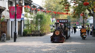 運河に沿った町並み　清名橋からの眺望がよい