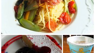 暑い日には、生ハムとグリーンアスパラのパスタがおすすめ