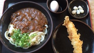 カレーうどんがお勧め！