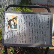 亀沢第一児童遊園の中に墨田区教育委員会が設置した説明板があります
