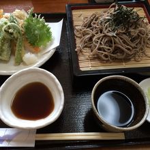 野菜天ざる蕎麦