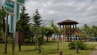 十勝連峰を望む絶好の公園