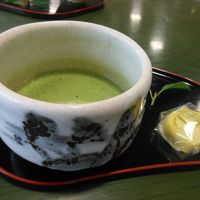 チェックイン時の抹茶サービス。嬉しかったです。