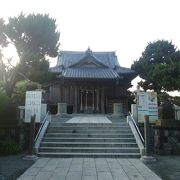 夕陽が美しい神社