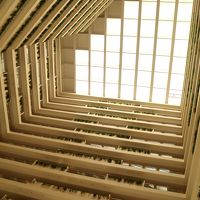 ホテル内の吹き抜け