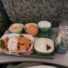 3回目の機内食