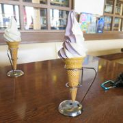珈琲が美味しいと評判の温泉カフェは、ソフトクリームも美味い♪