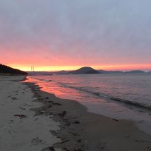 唐津市街方向の景色