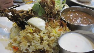 本格的なインド料理