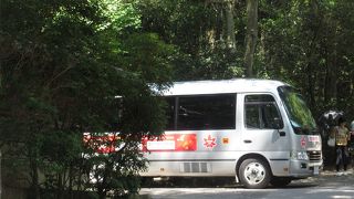 紅葉谷公園の入口からロープウェイ乗場まで