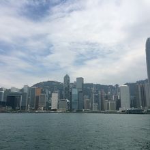 九龍半島側からの眺望