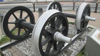 車輪が展示されています