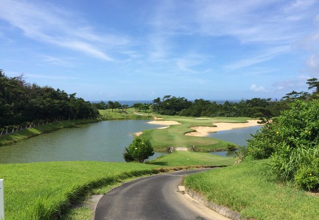 美しい海を眺めながらのゴルフは最高です！