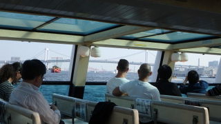 浜離宮から浅草への移動に