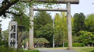 上山城跡地に作られた公園