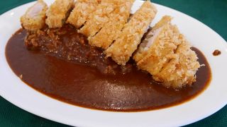 サクサクの美味しいロースカツカレー＠天王町