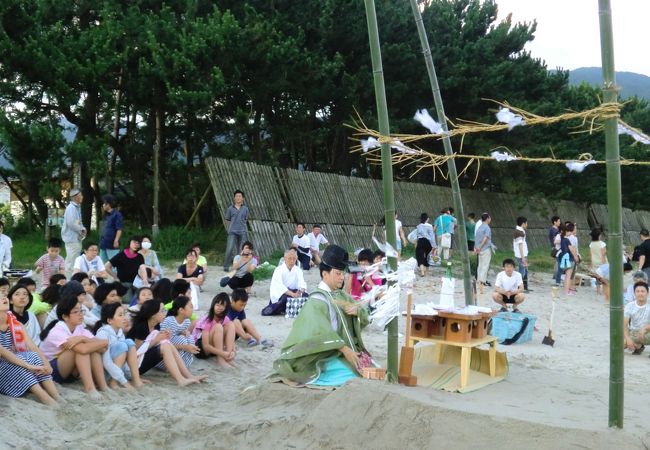 海開きのお祭りです
