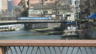 西中島橋 　天神と中州を結ぶ橋　ホテルオークラの近く